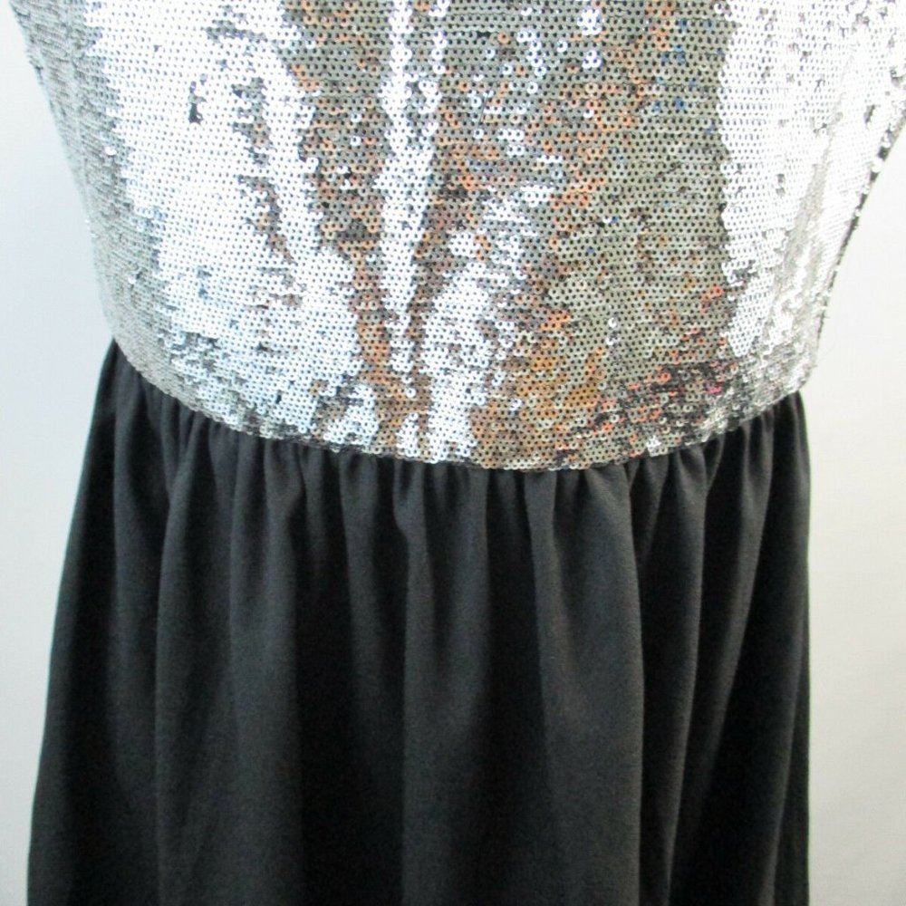 New Lovers+Friends Sequin & Solid Cap Sleeve Dress - image 7